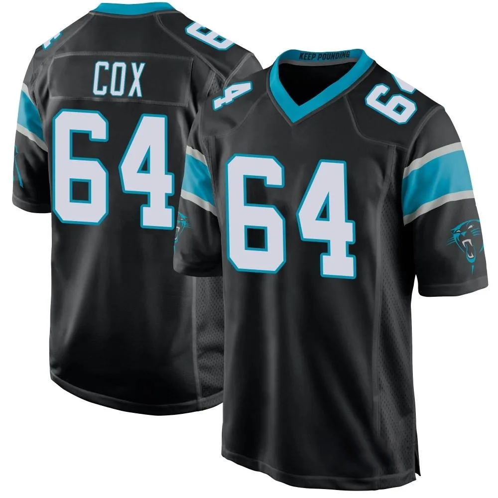 Youth Carolina Panthers Bryan Cox Nike Team Color Game Black Jersey Youth Carolina Panthers Bryan Cox Nike Team Color Game Black Jersey