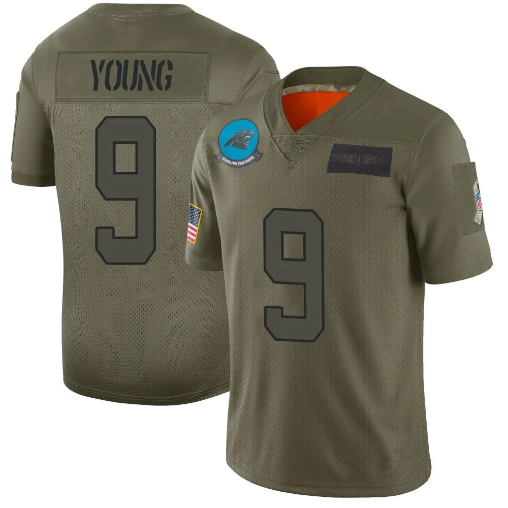 Men's Carolina Panthers Bryce Young Nike 2019 Salute to Service Limited Camo Jersey Men's Carolina Panthers Bryce Young Nike 2019 Salute to Service Limited Camo Jersey
