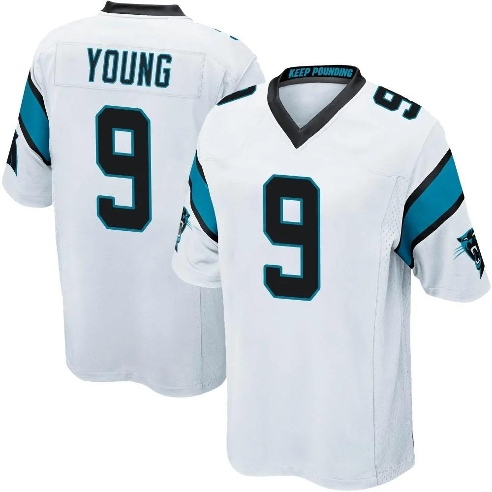 Men's Carolina Panthers Bryce Young Nike Game White Jersey Men's Carolina Panthers Bryce Young Nike Game White Jersey