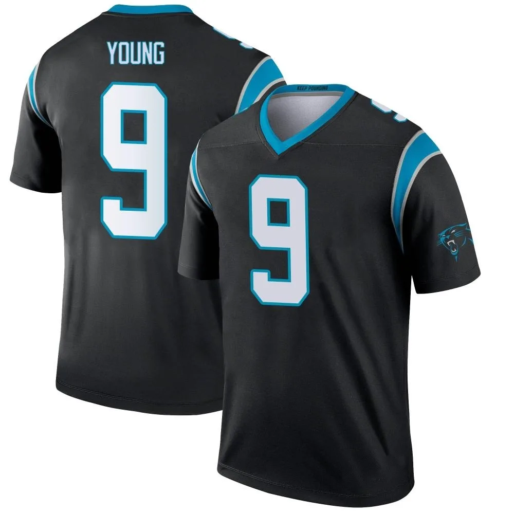 Men's Carolina Panthers Bryce Young Nike Legend Black Jersey Men's Carolina Panthers Bryce Young Nike Legend Black Jersey