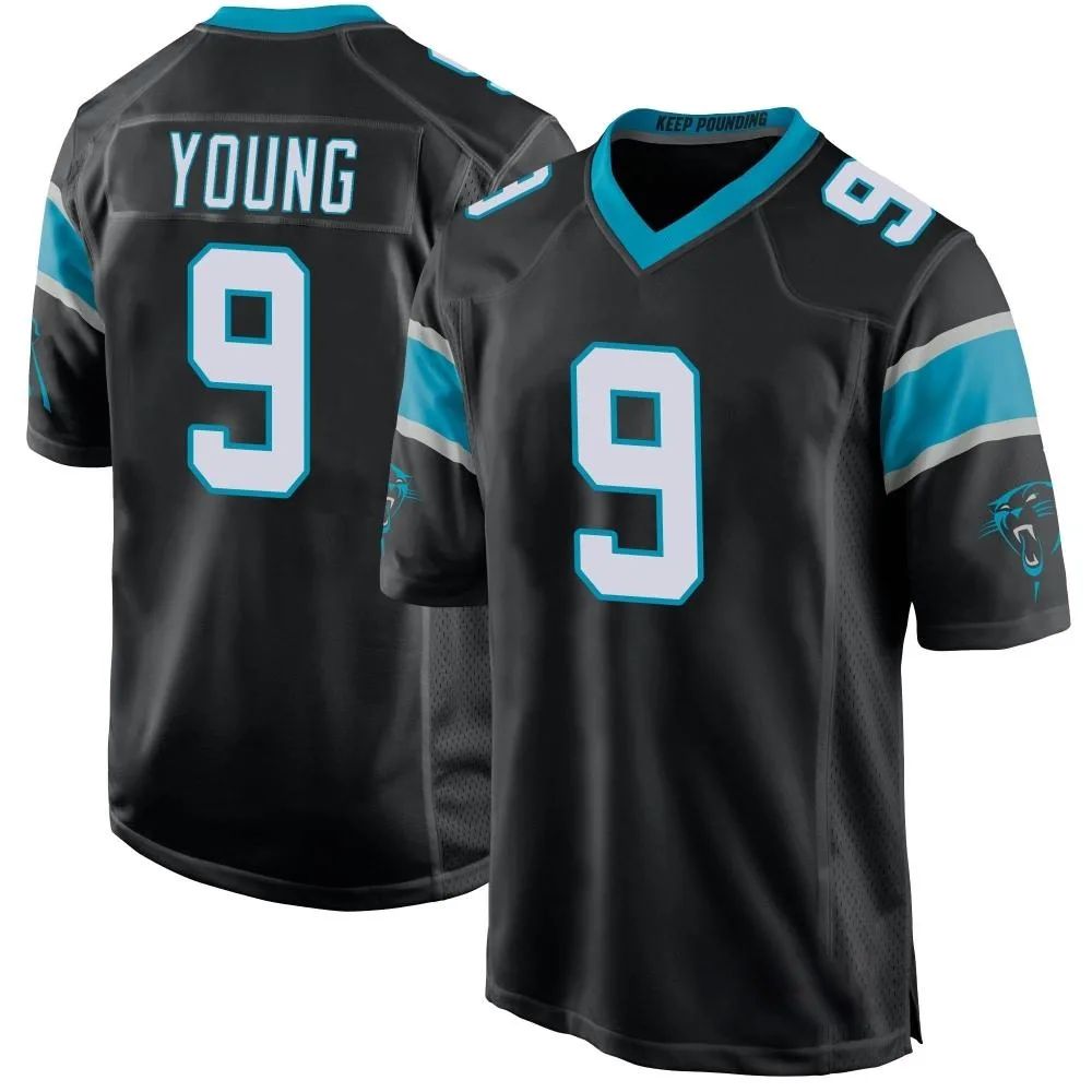 Men's Carolina Panthers Bryce Young Nike Team Color Game Black Jersey Men's Carolina Panthers Bryce Young Nike Team Color Game Black Jersey