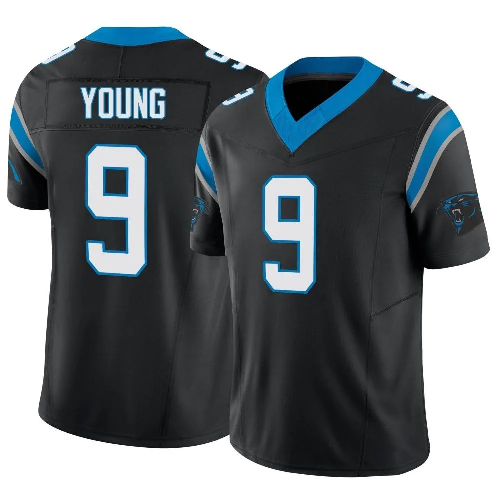 Men's Carolina Panthers Bryce Young Nike Vapor F.U.S.E. Limited Black Jersey Men's Carolina Panthers Bryce Young Nike Vapor F.U.S.E. Limited Black Jersey
