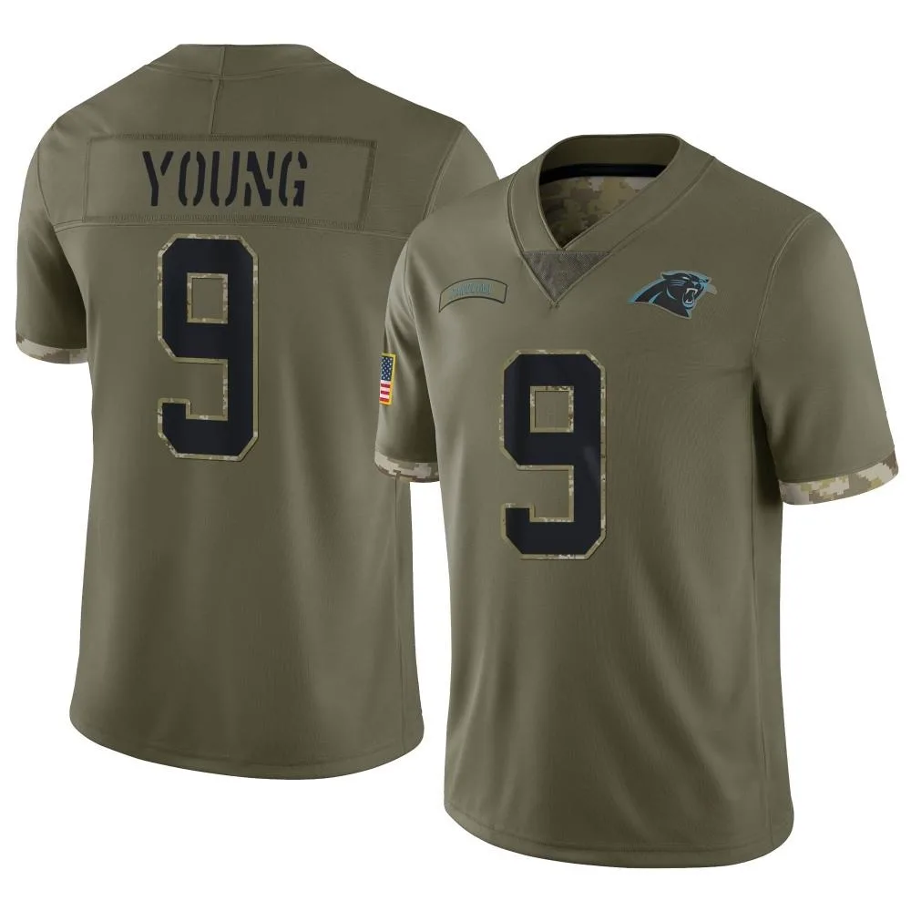 Youth Carolina Panthers Bryce Young Nike 2022 Salute To Service Limited Olive Jersey Youth Carolina Panthers Bryce Young Nike 2022 Salute To Service Limited Olive Jersey