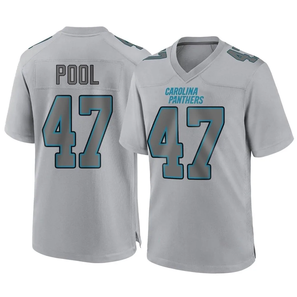 Men's Carolina Panthers Bumper Pool Nike Atmosphere Fashion Game Gray Jersey Men's Carolina Panthers Bumper Pool Nike Atmosphere Fashion Game Gray Jersey