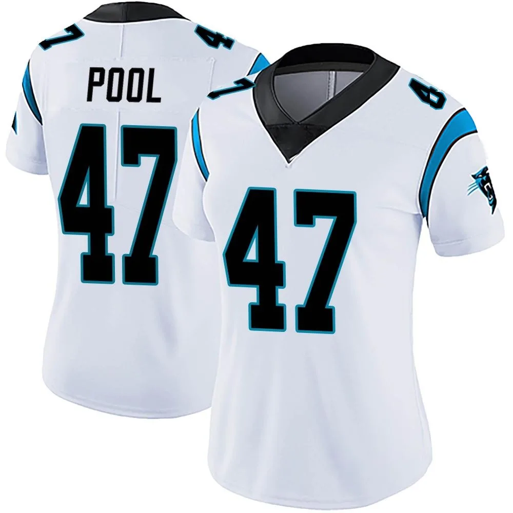 Women's Carolina Panthers Bumper Pool Nike Vapor Untouchable Limited White Jersey Women's Carolina Panthers Bumper Pool Nike Vapor Untouchable Limited White Jersey