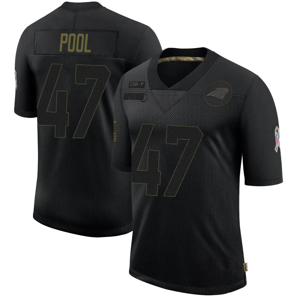 Youth Carolina Panthers Bumper Pool Nike 2020 Salute To Service Limited Black Jersey Youth Carolina Panthers Bumper Pool Nike 2020 Salute To Service Limited Black Jersey