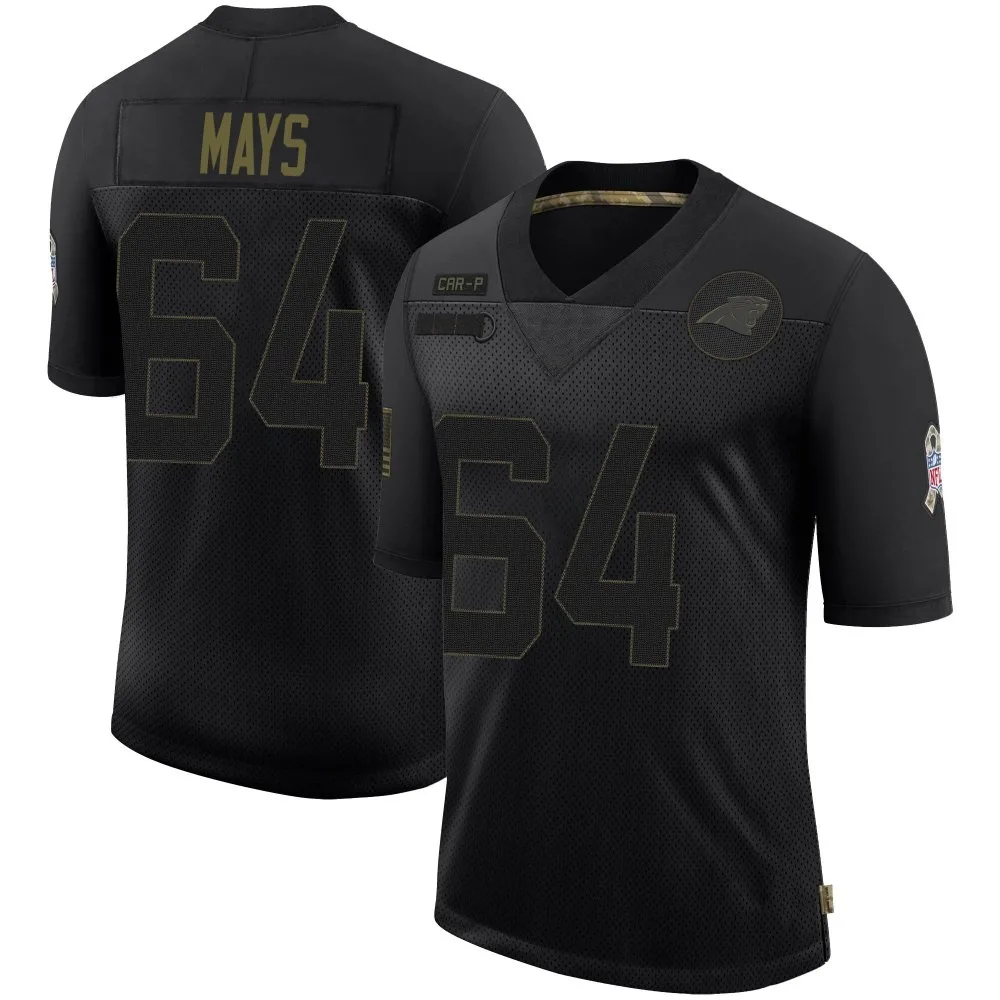 Men's Carolina Panthers Cade Mays Nike 2020 Salute To Service Limited Black Jersey Men's Carolina Panthers Cade Mays Nike 2020 Salute To Service Limited Black Jersey