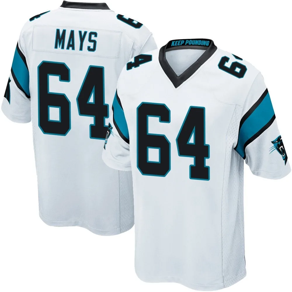 Men's Carolina Panthers Cade Mays Nike Game White Jersey Men's Carolina Panthers Cade Mays Nike Game White Jersey