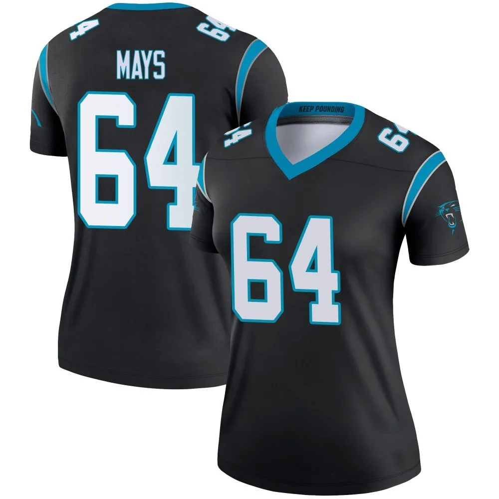Women's Carolina Panthers Cade Mays Nike Legend Black Jersey Women's Carolina Panthers Cade Mays Nike Legend Black Jersey