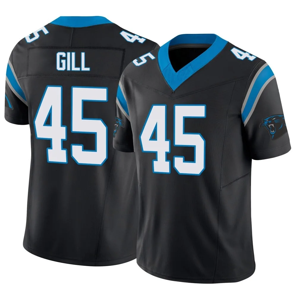 Men's Carolina Panthers Cam Gill Nike Vapor F.U.S.E. Limited Black Jersey Men's Carolina Panthers Cam Gill Nike Vapor F.U.S.E. Limited Black Jersey