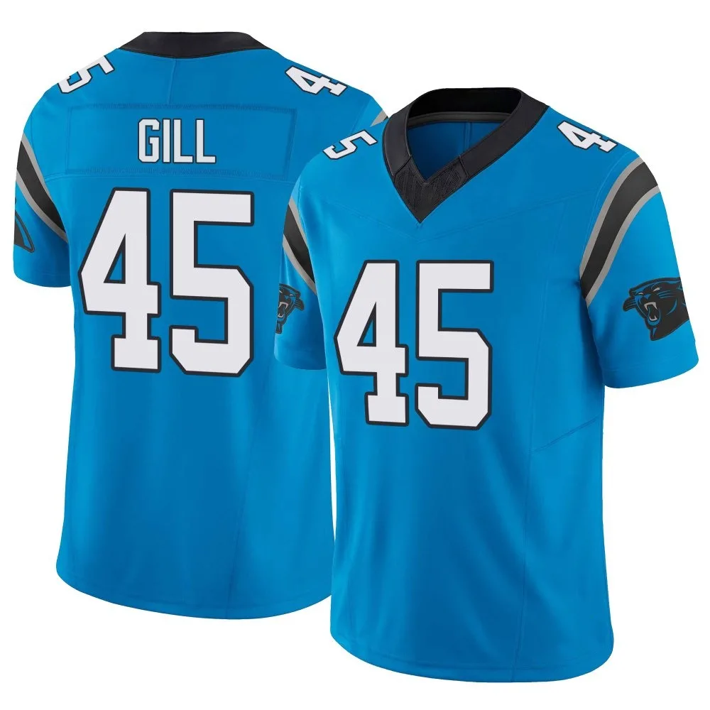 Men's Carolina Panthers Cam Gill Nike Vapor F.U.S.E. Limited Blue Jersey Men's Carolina Panthers Cam Gill Nike Vapor F.U.S.E. Limited Blue Jersey