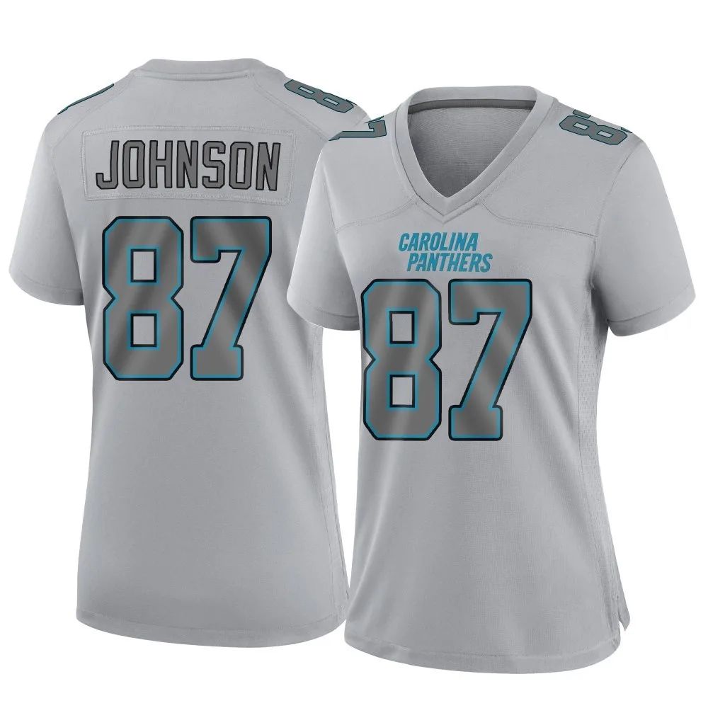 Women's Carolina Panthers Cam Johnson Nike Atmosphere Fashion Game Gray Jersey Women's Carolina Panthers Cam Johnson Nike Atmosphere Fashion Game Gray Jersey