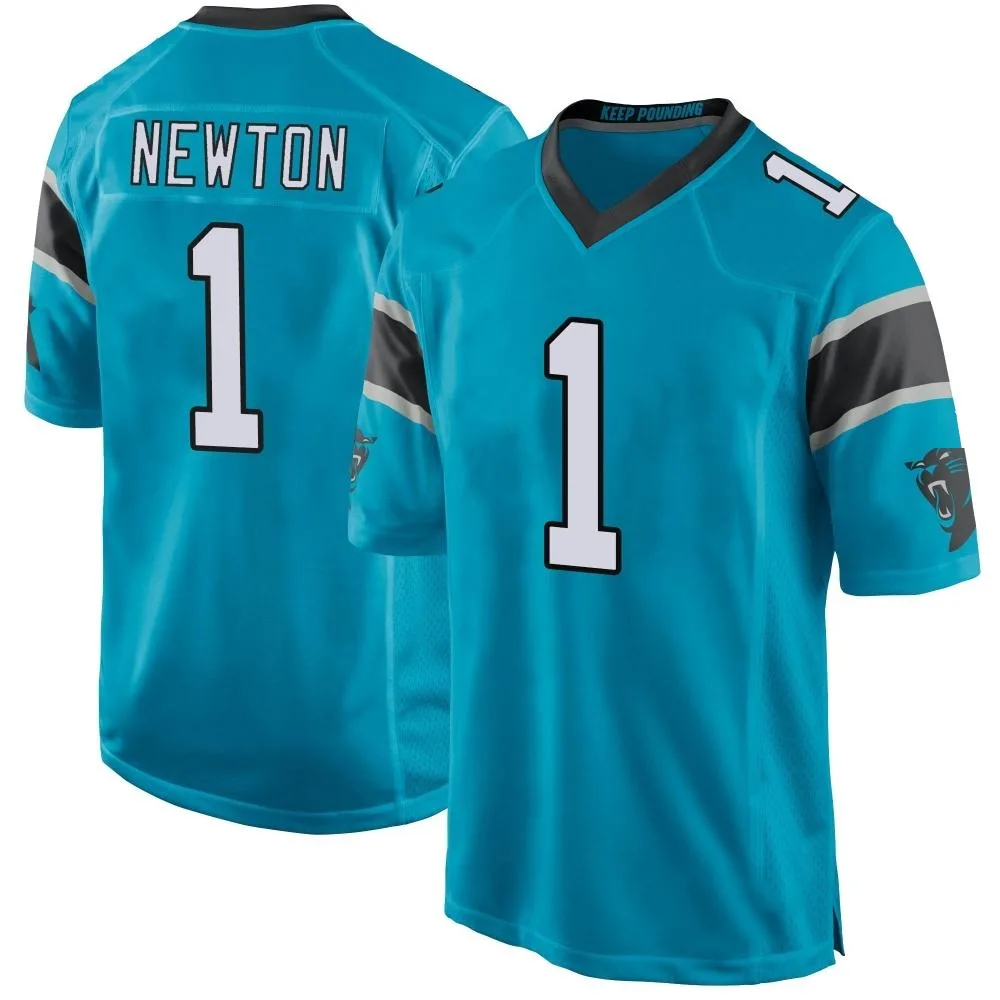 Men's Carolina Panthers Cam Newton Nike Alternate Game Blue Jersey Men's Carolina Panthers Cam Newton Nike Alternate Game Blue Jersey