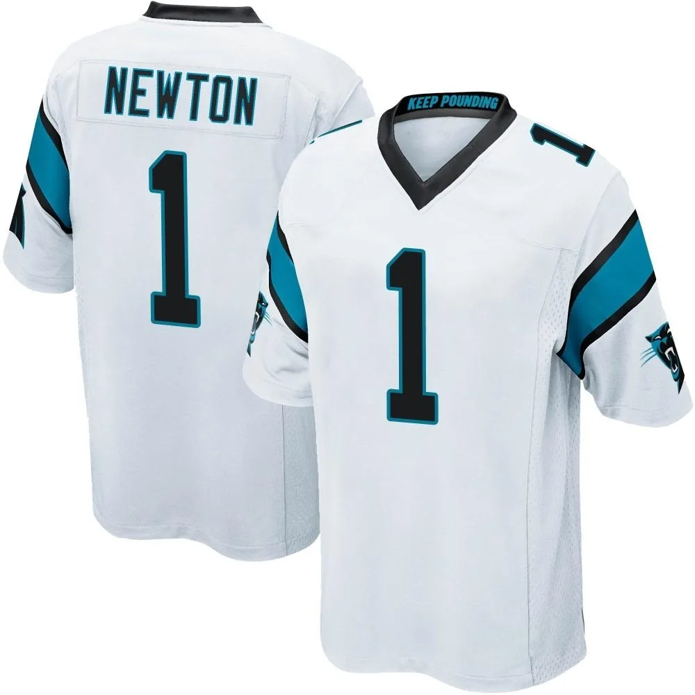 Men's Carolina Panthers Cam Newton Nike Game White Jersey Men's Carolina Panthers Cam Newton Nike Game White Jersey