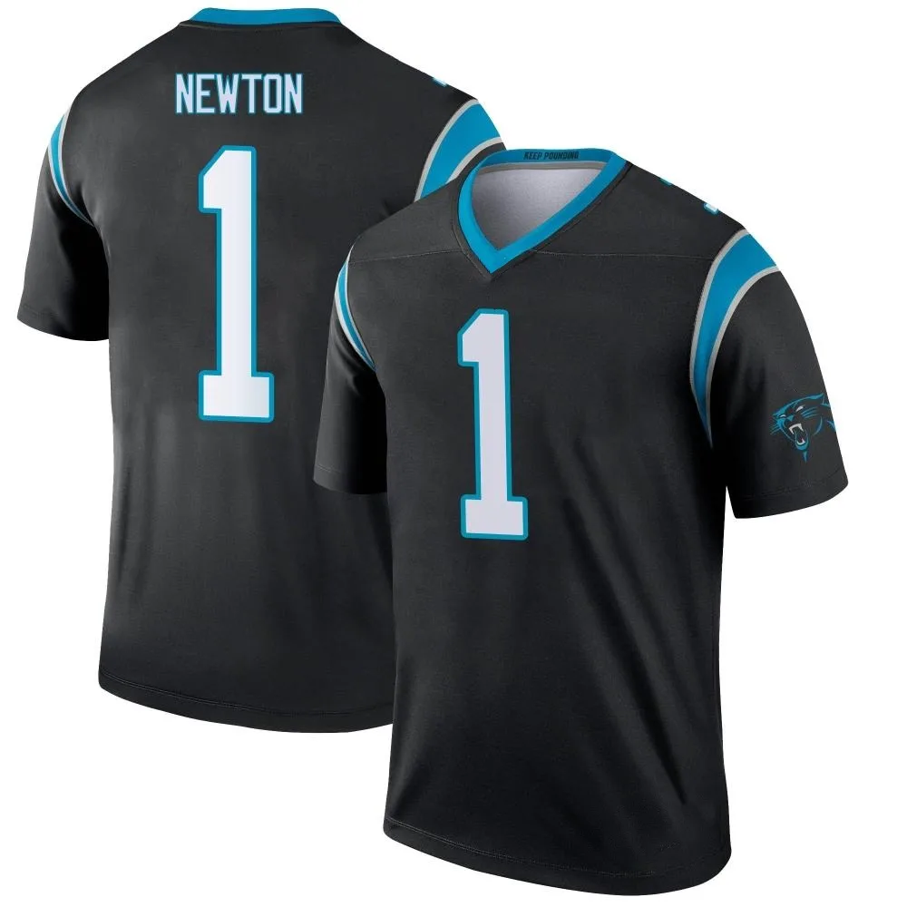 Men's Carolina Panthers Cam Newton Nike Legend Black Jersey Men's Carolina Panthers Cam Newton Nike Legend Black Jersey