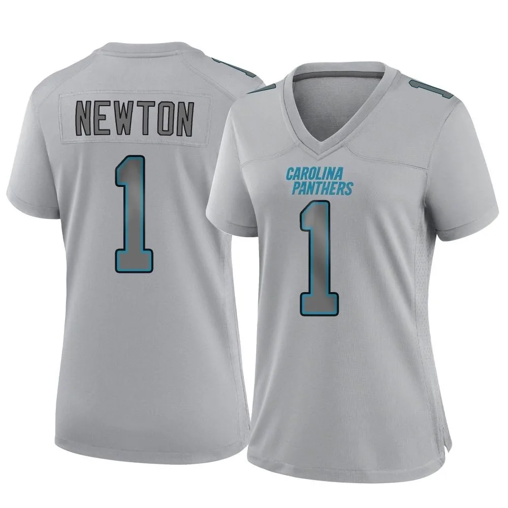 Women's Carolina Panthers Cam Newton Nike Atmosphere Fashion Game Gray Jersey Women's Carolina Panthers Cam Newton Nike Atmosphere Fashion Game Gray Jersey