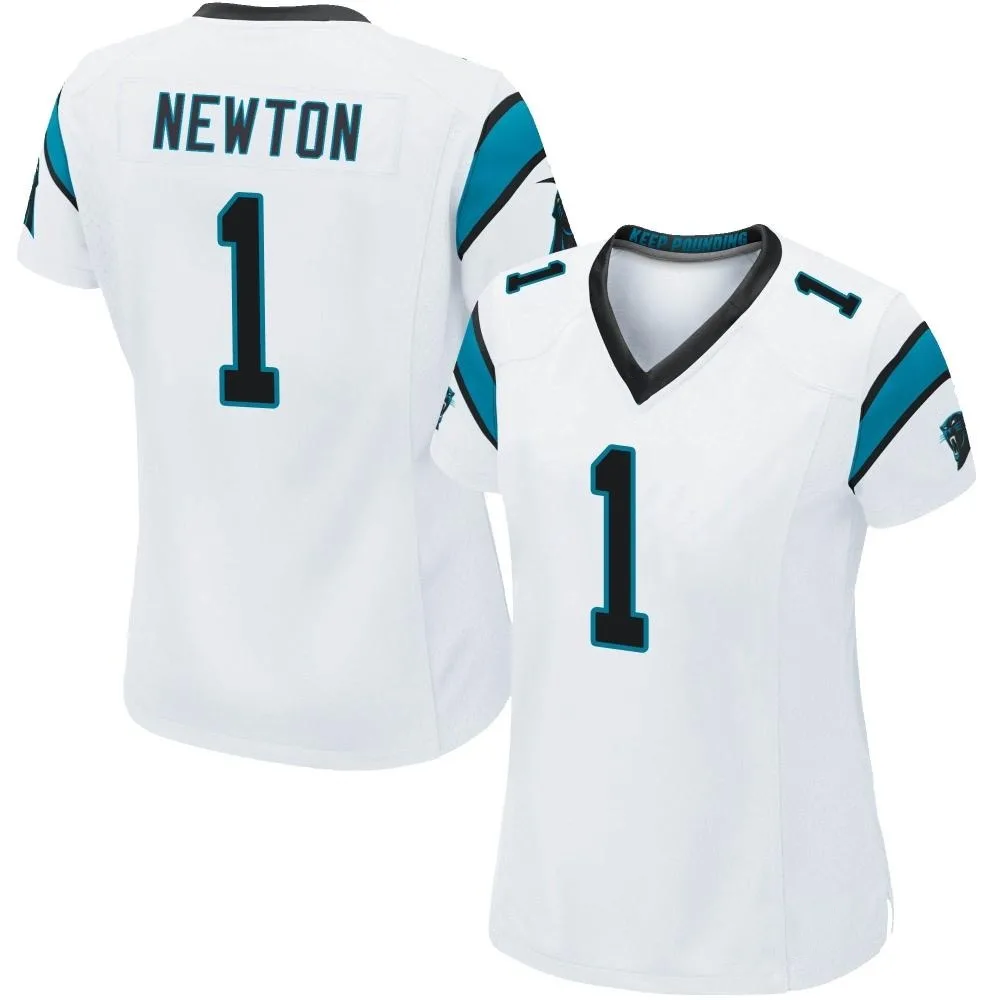 Women's Carolina Panthers Cam Newton Nike Game White Jersey Women's Carolina Panthers Cam Newton Nike Game White Jersey