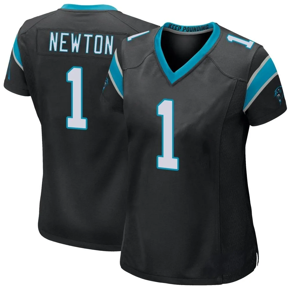 Women's Carolina Panthers Cam Newton Nike Team Color Game Black Jersey Women's Carolina Panthers Cam Newton Nike Team Color Game Black Jersey
