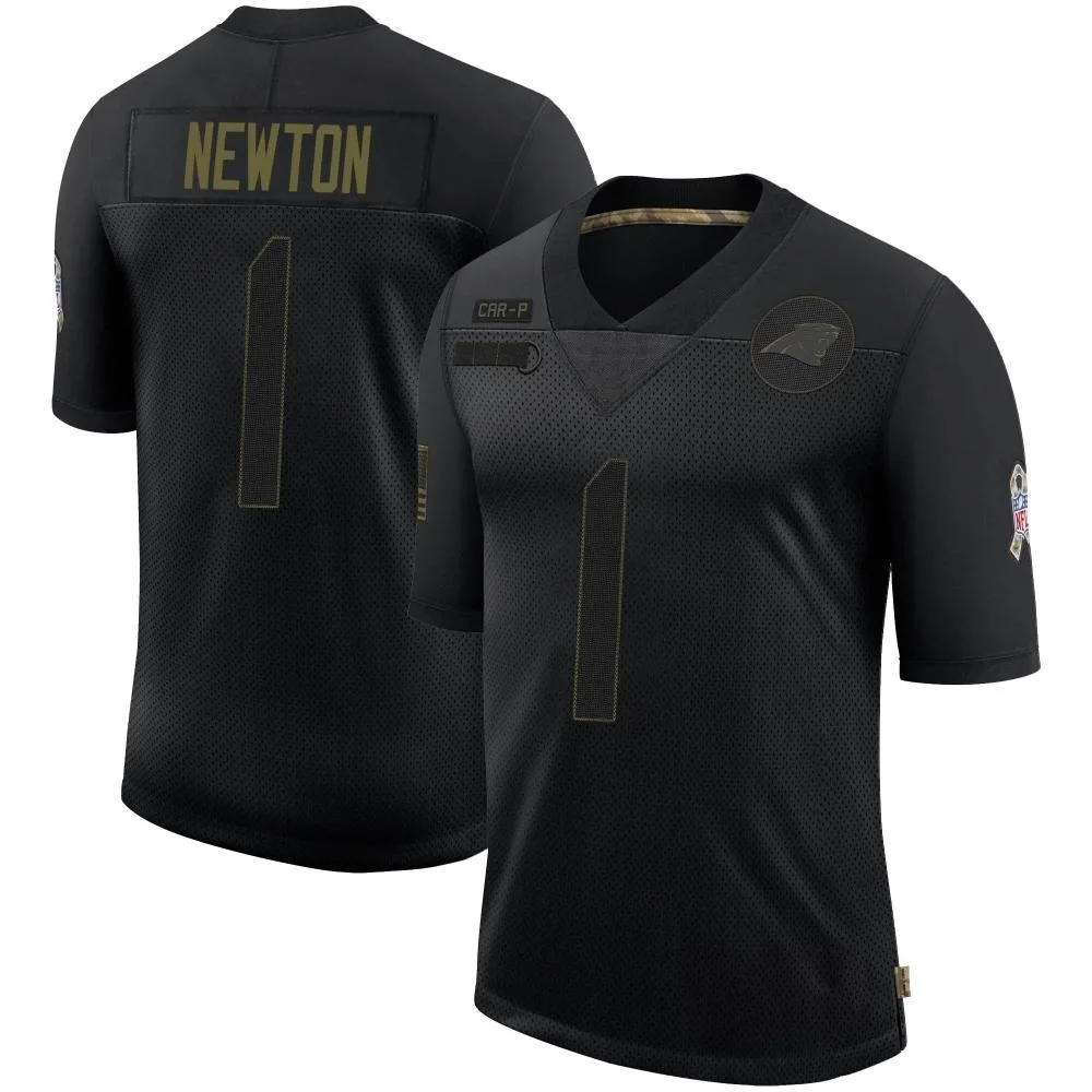 Youth Carolina Panthers Cam Newton Nike 2020 Salute To Service Limited Black Jersey Youth Carolina Panthers Cam Newton Nike 2020 Salute To Service Limited Black Jersey