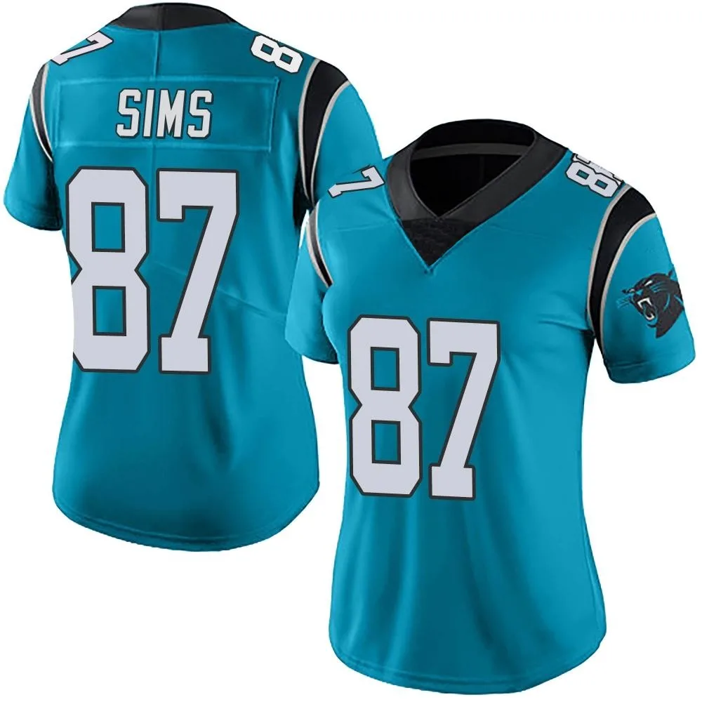 Women's Carolina Panthers Cam Sims Nike Alternate Vapor Untouchable Limited Blue Jersey Women's Carolina Panthers Cam Sims Nike Alternate Vapor Untouchable Limited Blue Jersey