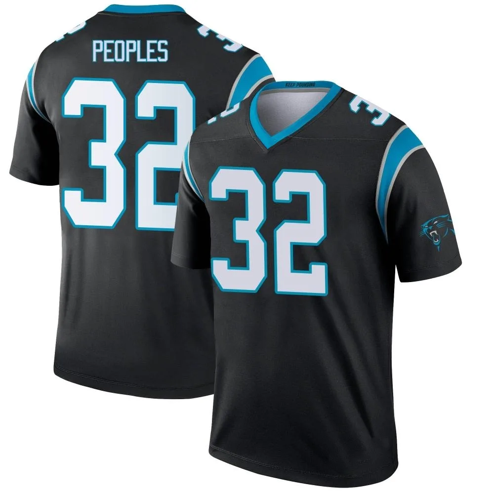 Men's Carolina Panthers Camerun Peoples Nike Legend Black Jersey Men's Carolina Panthers Camerun Peoples Nike Legend Black Jersey