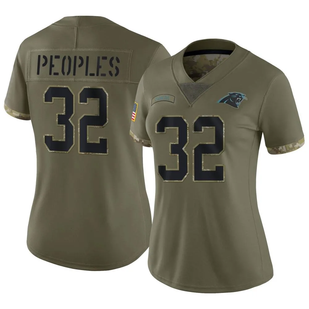 Women's Carolina Panthers Camerun Peoples Nike 2022 Salute To Service Limited Olive Jersey Women's Carolina Panthers Camerun Peoples Nike 2022 Salute To Service Limited Olive Jersey