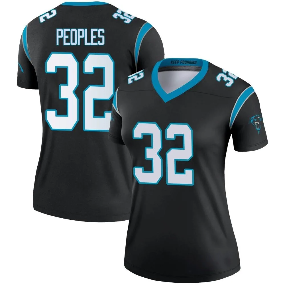 Women's Carolina Panthers Camerun Peoples Nike Legend Black Jersey Women's Carolina Panthers Camerun Peoples Nike Legend Black Jersey