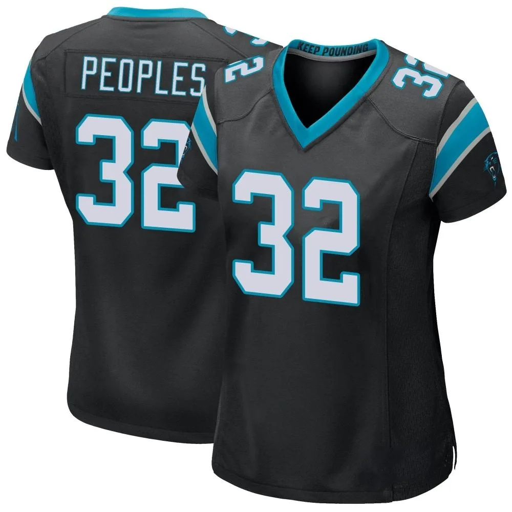 Women's Carolina Panthers Camerun Peoples Nike Team Color Game Black Jersey Women's Carolina Panthers Camerun Peoples Nike Team Color Game Black Jersey