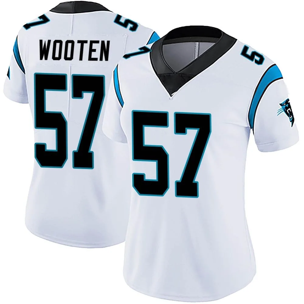 Women's Carolina Panthers Chandler Wooten Nike Vapor Untouchable Limited White Jersey Women's Carolina Panthers Chandler Wooten Nike Vapor Untouchable Limited White Jersey