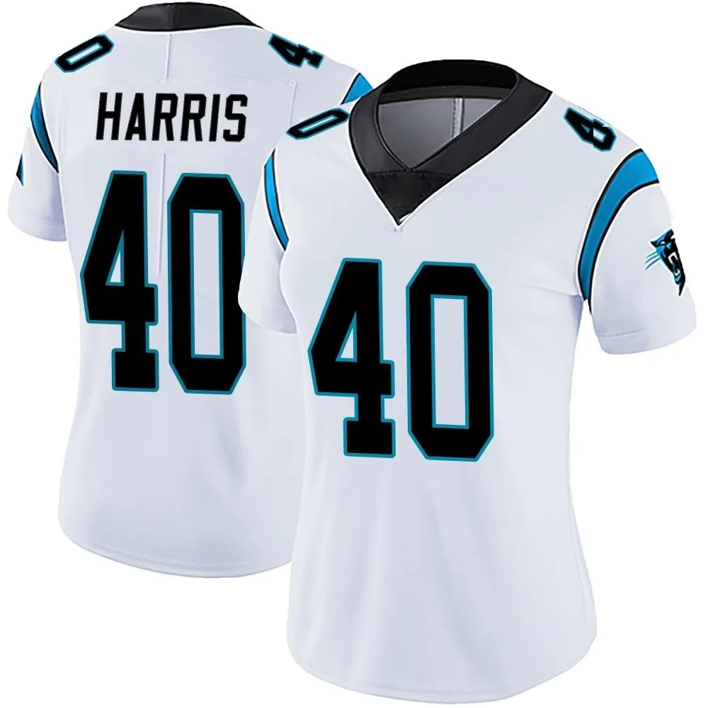 Women's Carolina Panthers Charles Harris Nike Vapor Untouchable Limited White Jersey Women's Carolina Panthers Charles Harris Nike Vapor Untouchable Limited White Jersey