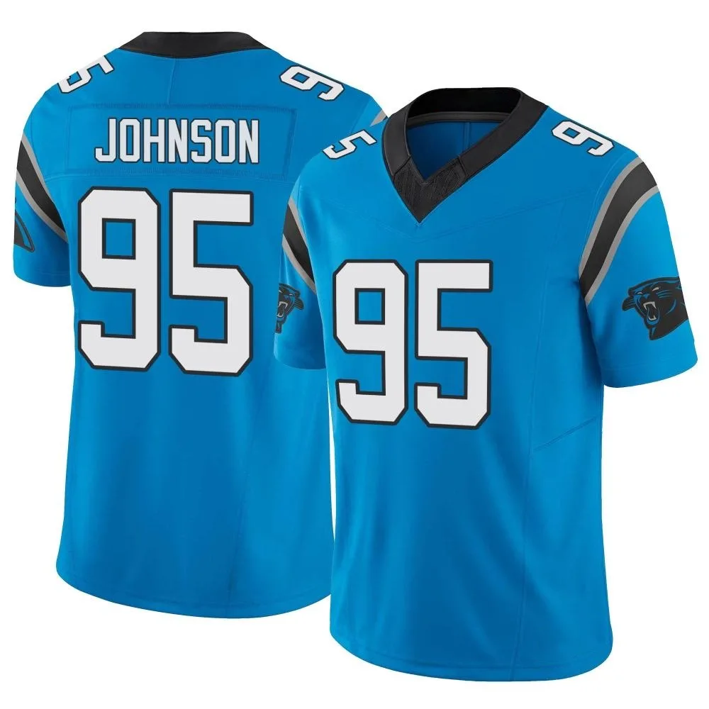 Men's Carolina Panthers Charles Johnson Nike Vapor F.U.S.E. Limited Blue Jersey Men's Carolina Panthers Charles Johnson Nike Vapor F.U.S.E. Limited Blue Jersey