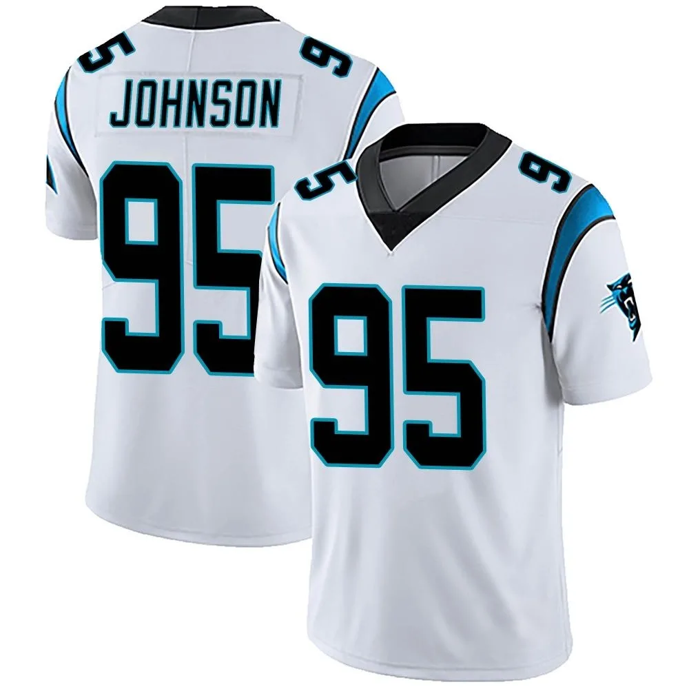 Men's Carolina Panthers Charles Johnson Nike Vapor Untouchable Limited White Jersey Men's Carolina Panthers Charles Johnson Nike Vapor Untouchable Limited White Jersey