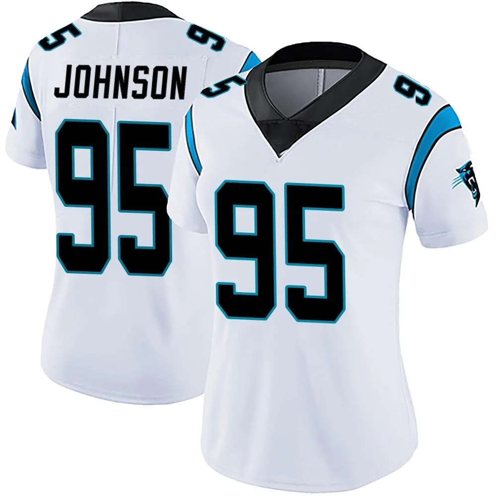 Women's Carolina Panthers Charles Johnson Nike Vapor Untouchable Limited White Jersey Women's Carolina Panthers Charles Johnson Nike Vapor Untouchable Limited White Jersey