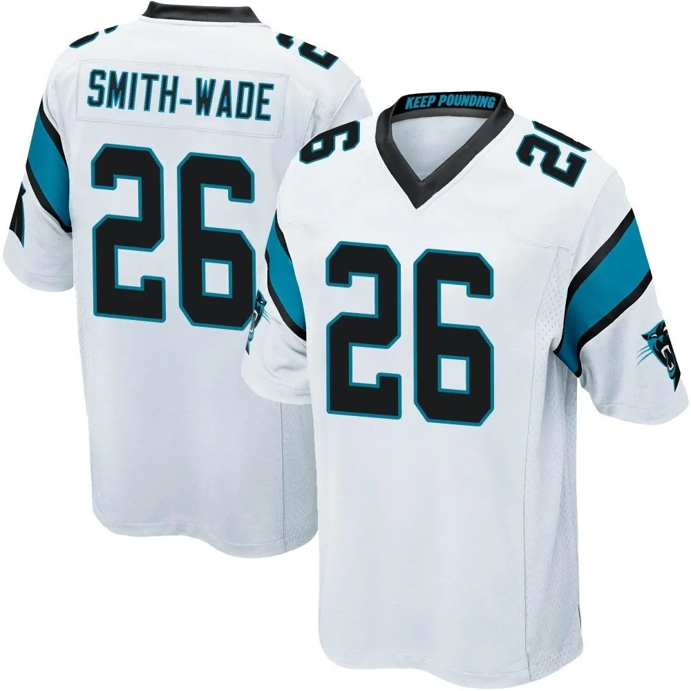 Men's Carolina Panthers Chau Smith-Wade Nike Game White Jersey Men's Carolina Panthers Chau Smith-Wade Nike Game White Jersey