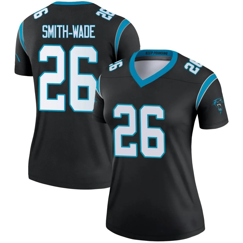 Women's Carolina Panthers Chau Smith-Wade Nike Legend Black Jersey Women's Carolina Panthers Chau Smith-Wade Nike Legend Black Jersey