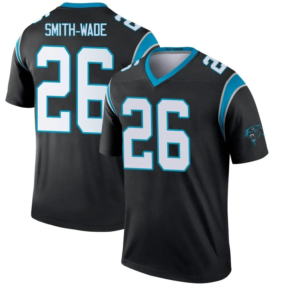 Youth Carolina Panthers Chau Smith-Wade Nike Legend Black Jersey Youth Carolina Panthers Chau Smith-Wade Nike Legend Black Jersey