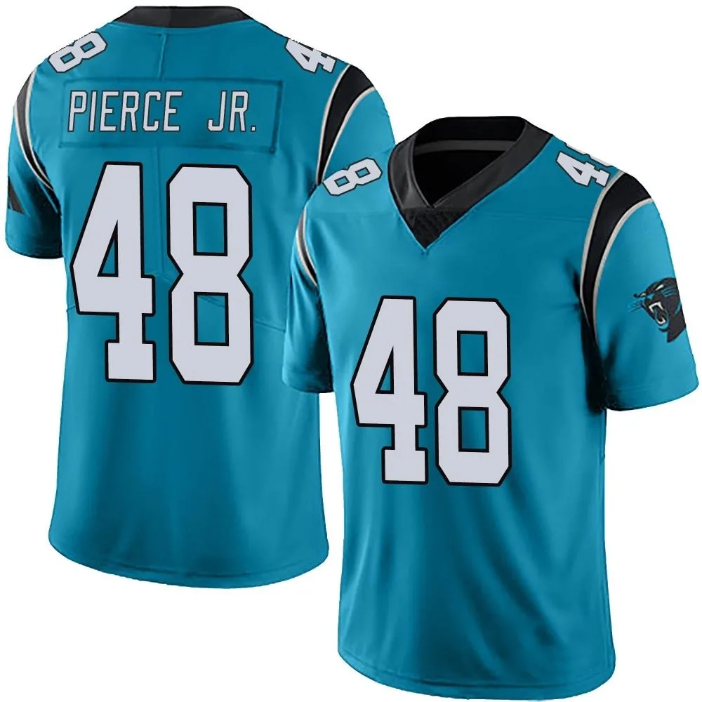 Men's Carolina Panthers Chris Pierce Jr. Nike Alternate Vapor Untouchable Limited Blue Jersey Men's Carolina Panthers Chris Pierce Jr. Nike Alternate Vapor Untouchable Limited Blue Jersey