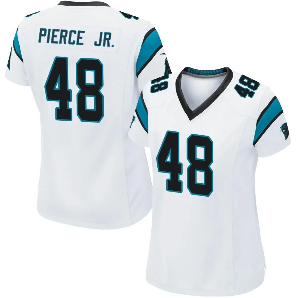 Women's Carolina Panthers Chris Pierce Jr. Nike Game White Jersey Women's Carolina Panthers Chris Pierce Jr. Nike Game White Jersey