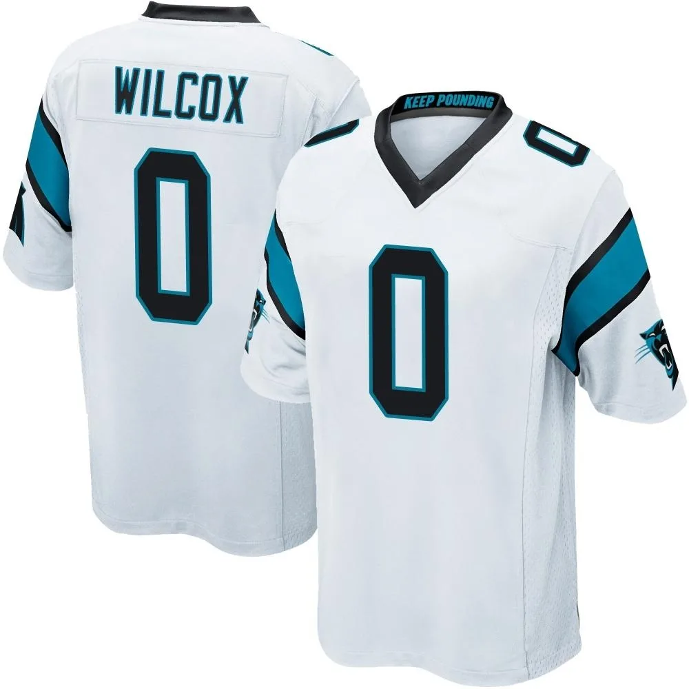 Men's Carolina Panthers Chris Wilcox Nike Game White Jersey Men's Carolina Panthers Chris Wilcox Nike Game White Jersey