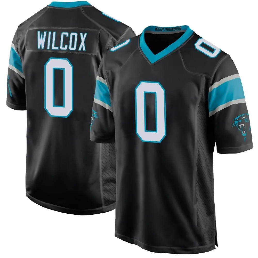 Men's Carolina Panthers Chris Wilcox Nike Team Color Game Black Jersey Men's Carolina Panthers Chris Wilcox Nike Team Color Game Black Jersey