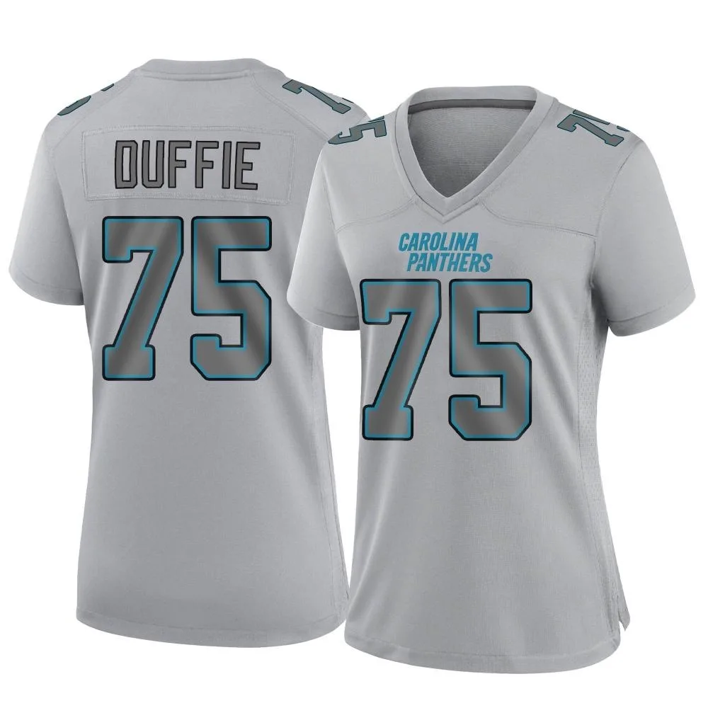 Women's Carolina Panthers Christian Duffie Nike Atmosphere Fashion Game Gray Jersey Women's Carolina Panthers Christian Duffie Nike Atmosphere Fashion Game Gray Jersey