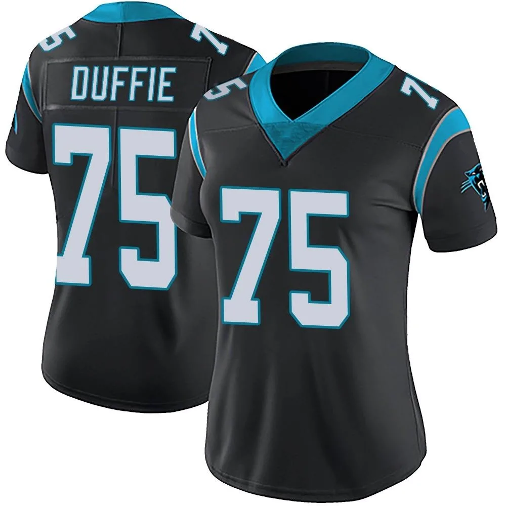 Women's Carolina Panthers Christian Duffie Nike Team Color Vapor Untouchable Limited Black Jersey Women's Carolina Panthers Christian Duffie Nike Team Color Vapor Untouchable Limited Black Jersey