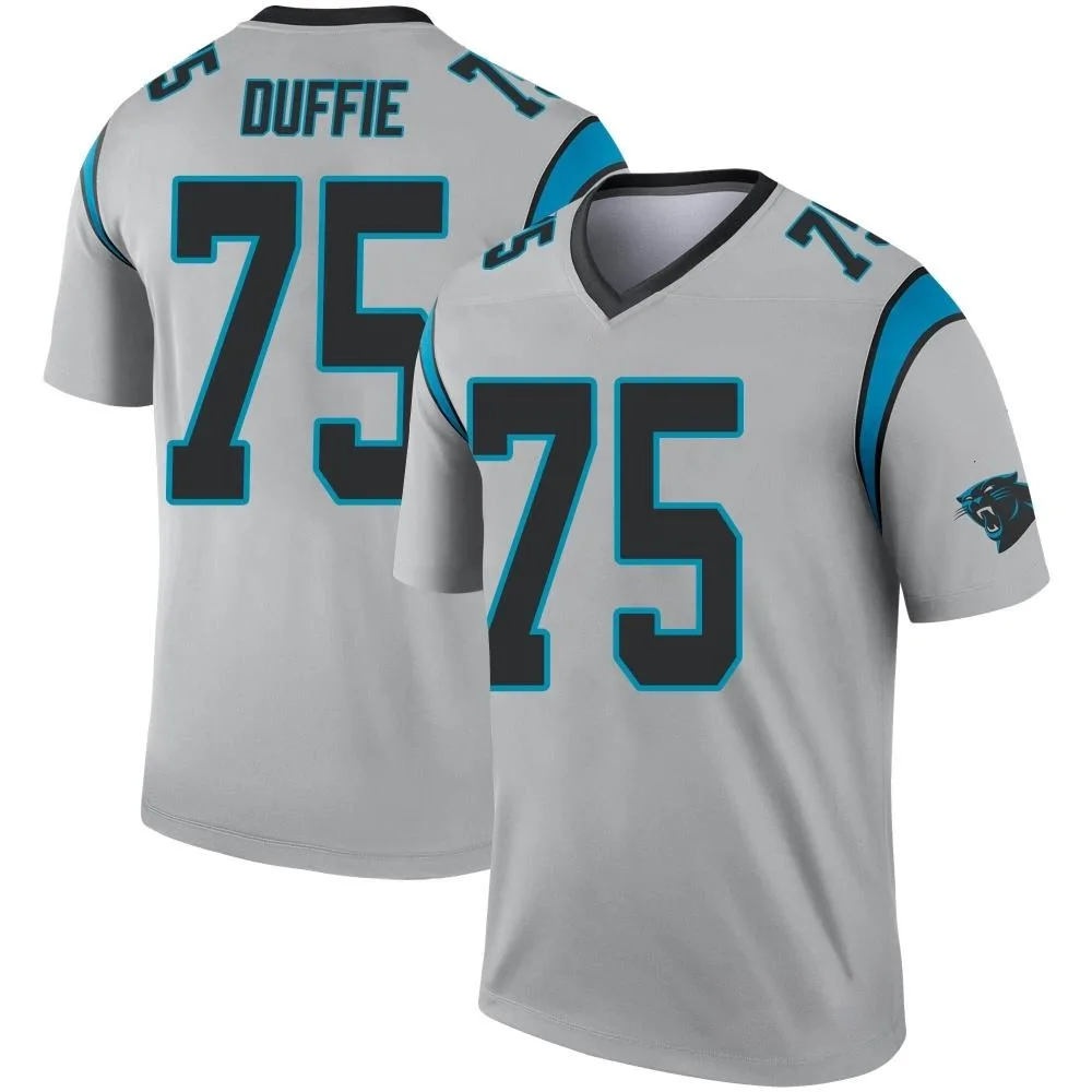 Youth Carolina Panthers Christian Duffie Nike Inverted Silver Legend Jersey Youth Carolina Panthers Christian Duffie Nike Inverted Silver Legend Jersey