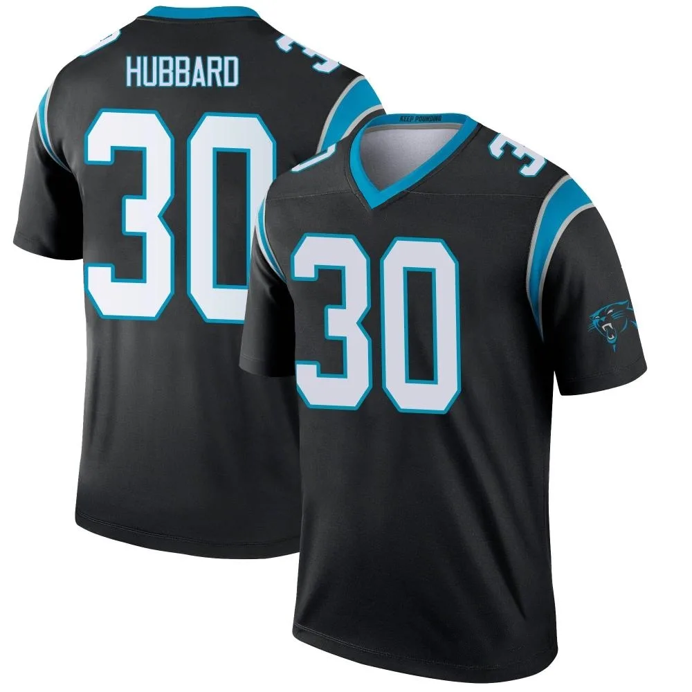 Youth Carolina Panthers Chuba Hubbard Nike Legend Black Jersey Youth Carolina Panthers Chuba Hubbard Nike Legend Black Jersey