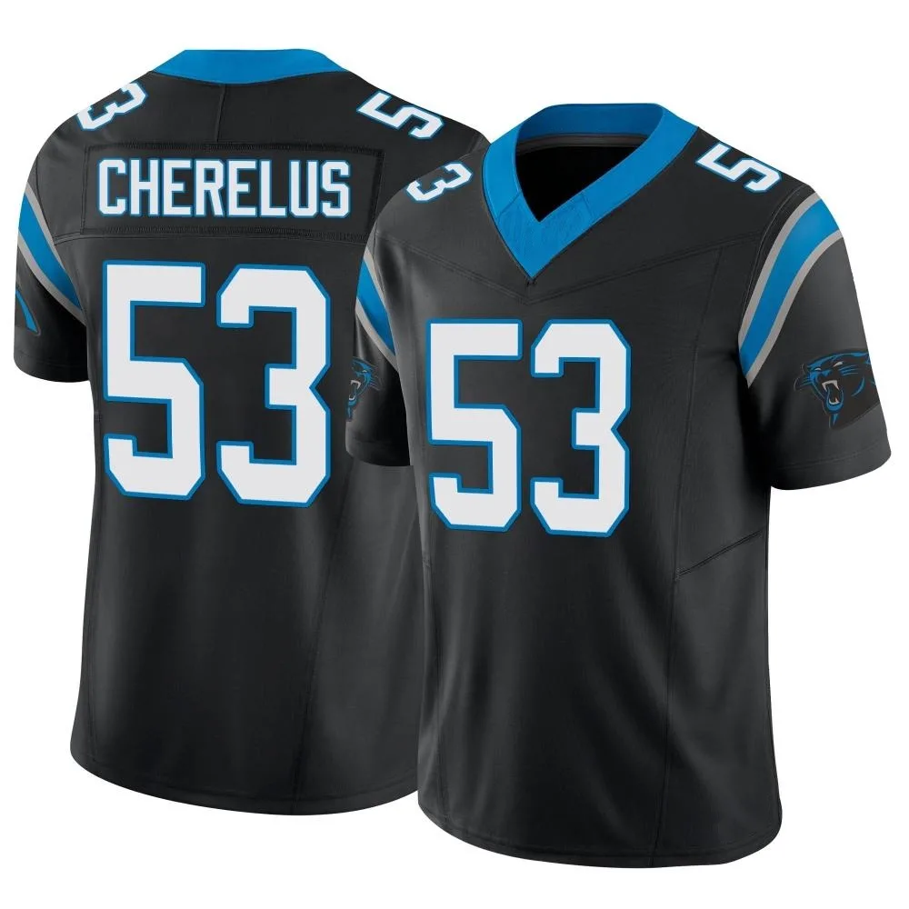 Men's Carolina Panthers Claudin Cherelus Nike Vapor F.U.S.E. Limited Black Jersey Men's Carolina Panthers Claudin Cherelus Nike Vapor F.U.S.E. Limited Black Jersey