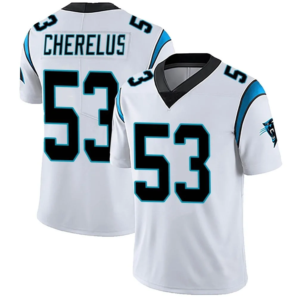 Men's Carolina Panthers Claudin Cherelus Nike Vapor Untouchable Limited White Jersey Men's Carolina Panthers Claudin Cherelus Nike Vapor Untouchable Limited White Jersey