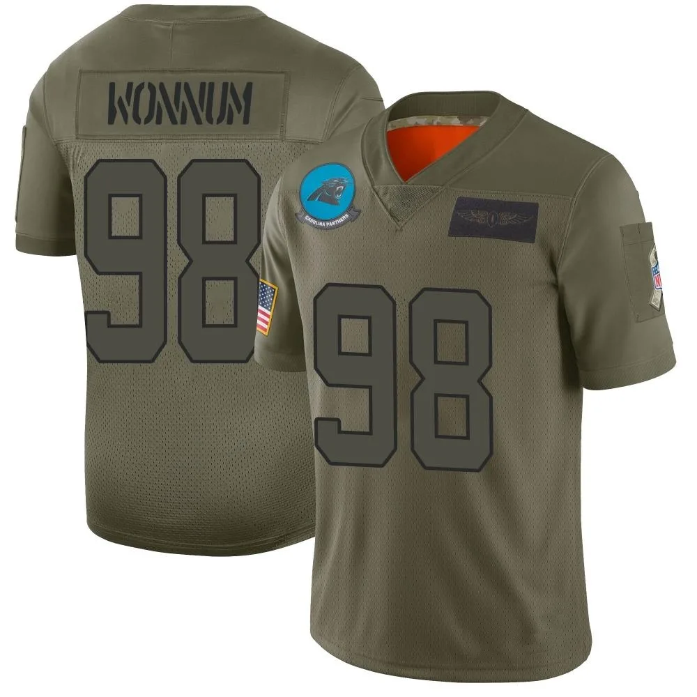 Men's Carolina Panthers D.j. Wonnum Nike 2019 Salute to Service Limited Camo Jersey Men's Carolina Panthers D.j. Wonnum Nike 2019 Salute to Service Limited Camo Jersey
