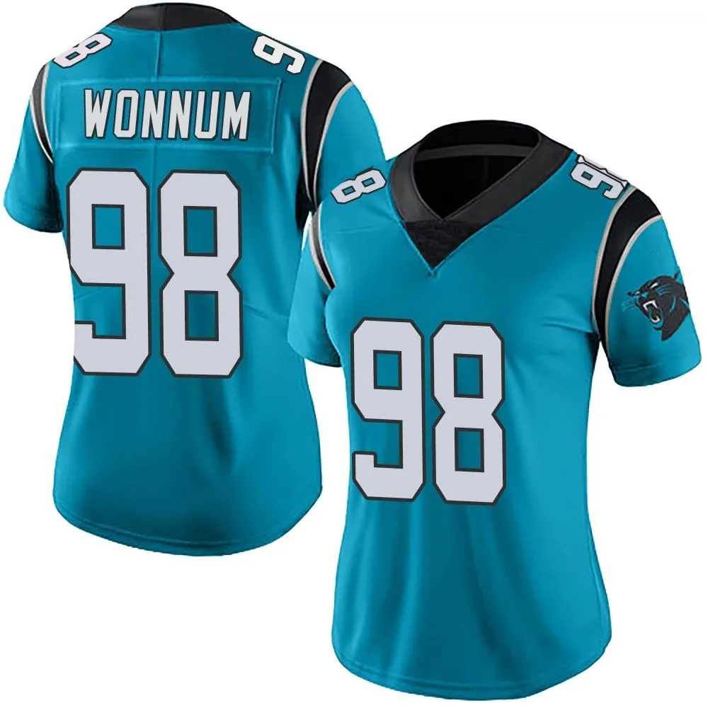 Women's Carolina Panthers D.j. Wonnum Nike Alternate Vapor Untouchable Limited Blue Jersey Women's Carolina Panthers D.j. Wonnum Nike Alternate Vapor Untouchable Limited Blue Jersey
