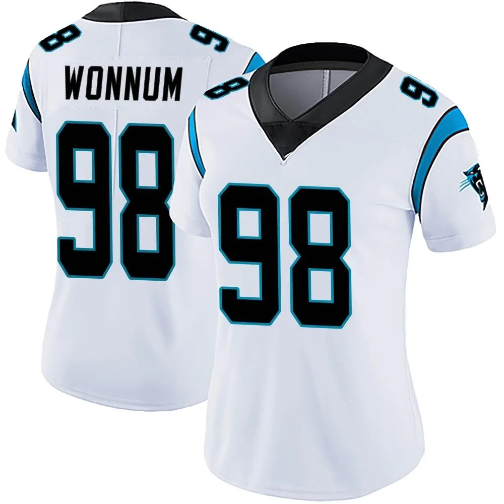 Women's Carolina Panthers D.j. Wonnum Nike Vapor Untouchable Limited White Jersey Women's Carolina Panthers D.j. Wonnum Nike Vapor Untouchable Limited White Jersey