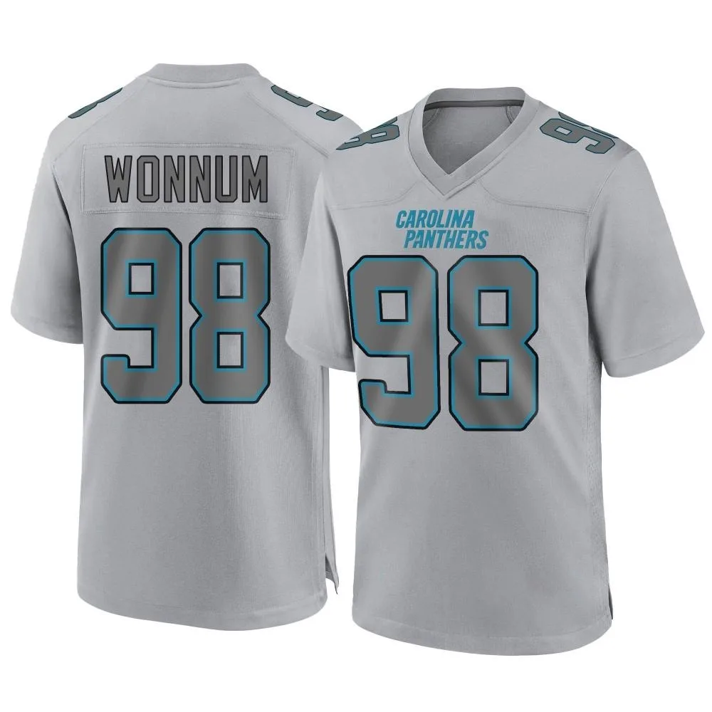 Youth Carolina Panthers D.j. Wonnum Nike Atmosphere Fashion Game Gray Jersey Youth Carolina Panthers D.j. Wonnum Nike Atmosphere Fashion Game Gray Jersey